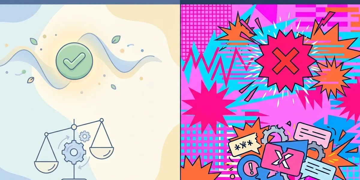 Boas práticas vs más práticas de design para convites animados