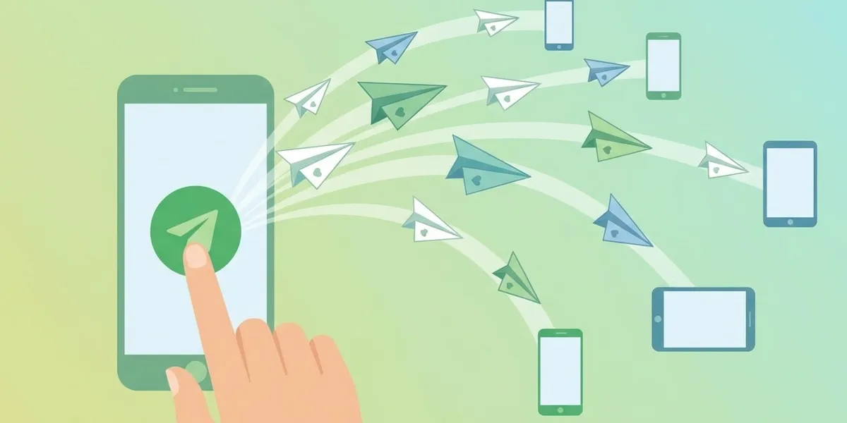 Processo de envio pelo WhatsApp