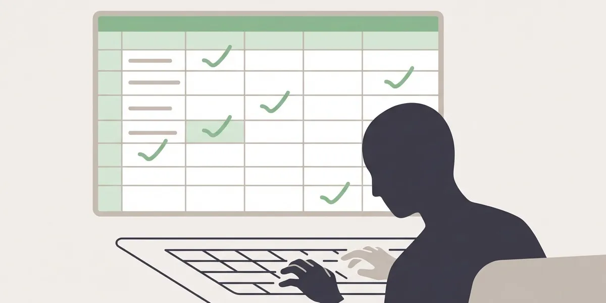 Controle de confirmações por planilha Excel ou Google Sheets